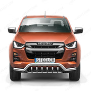 ISUZU D-MAX 2021-2024 Stainless Steel Spoiler Bar with Axle Bars